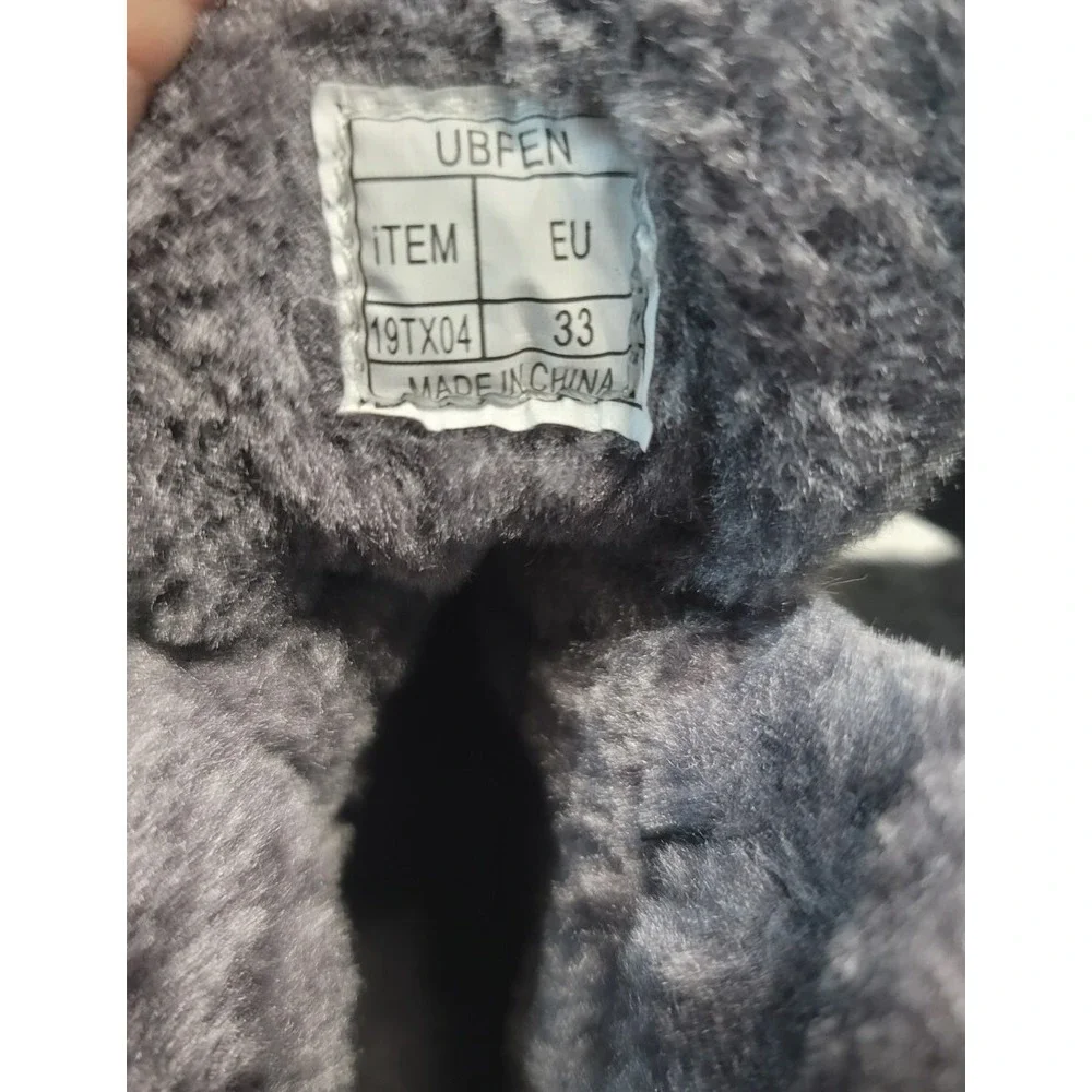 UBFEN Kids Snow Boots Boys‎ Girls Winter Warm Waterproof Outdoor Slip Resistant